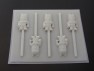460sp Baby Capeman Chocolate or Hard Candy Lollipop Mold